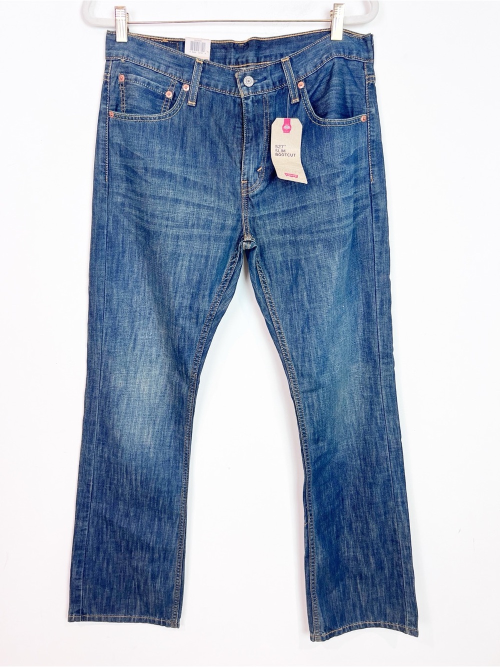 LEVI’S 527 SLIM BOOTCUT JEANS ZIP FLY MENS SZ 33x32 NWT